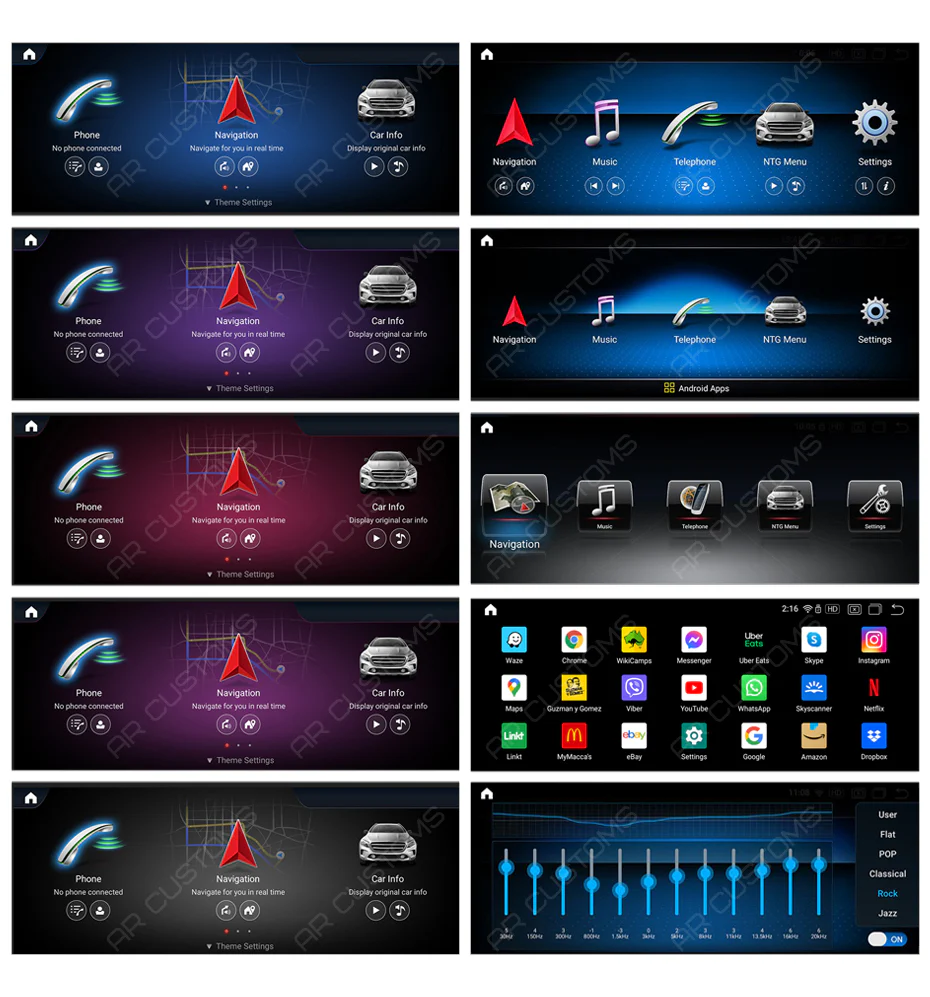 Head Unit Upgrade Installation — Mercedes CL CLASS C216 2006-2013 – head unit installation view