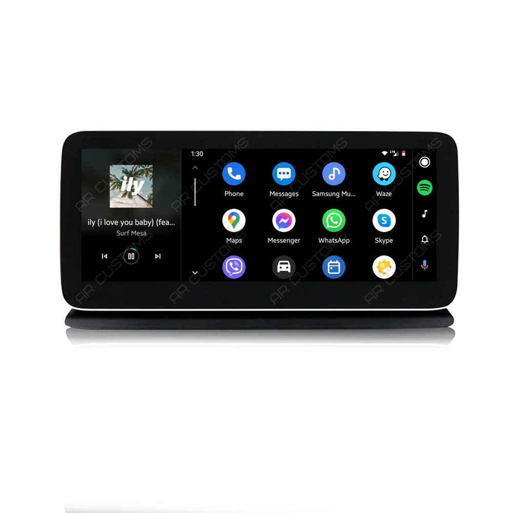 Head Unit Upgrade Installation — Mercedes CLS CLASS C218/X218 2011-2018 – head unit installation view