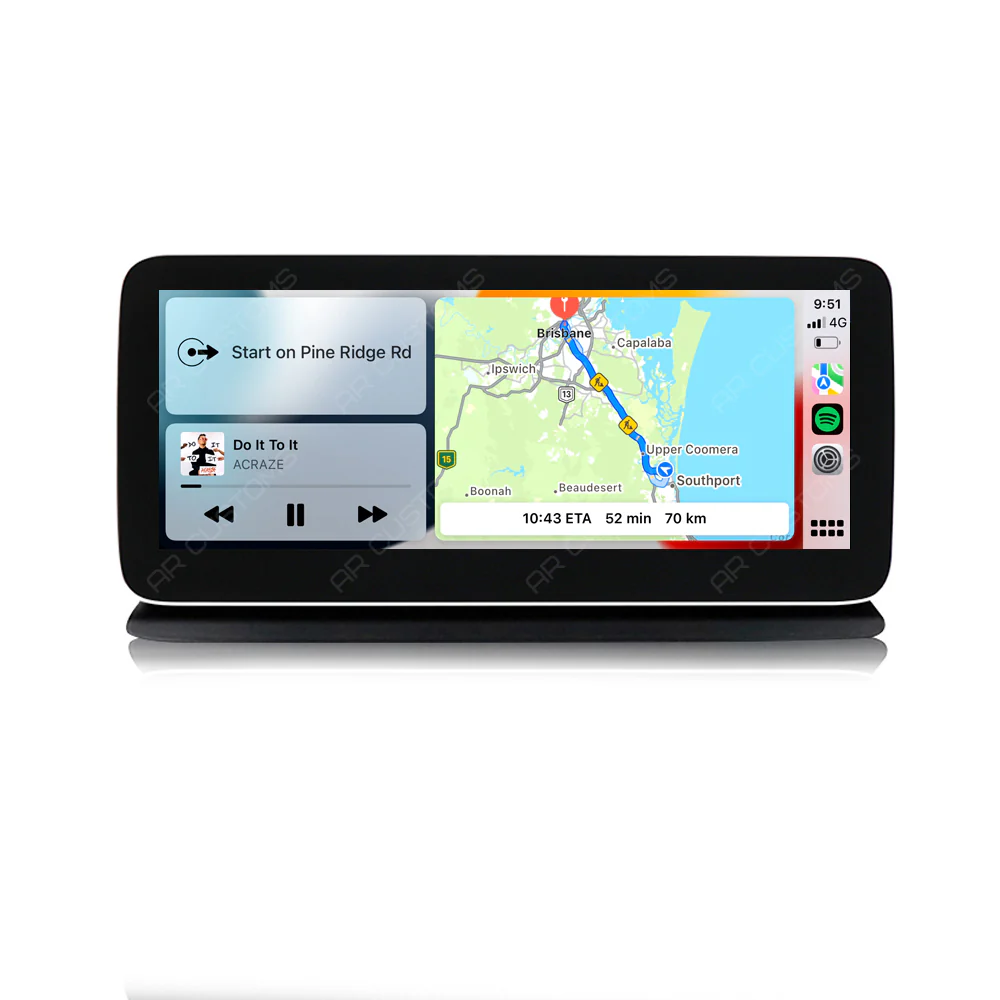 Head Unit Upgrade Installation — Mercedes CLS CLASS C218/X218 2011-2018 – head unit installation view