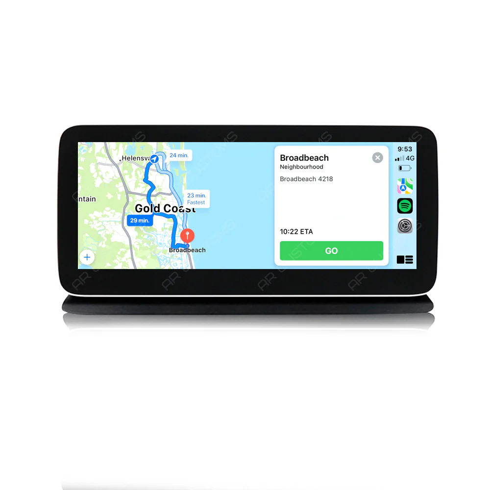 Head Unit Upgrade Installation — Mercedes CLS CLASS C218/X218 2011-2018 – head unit installation view