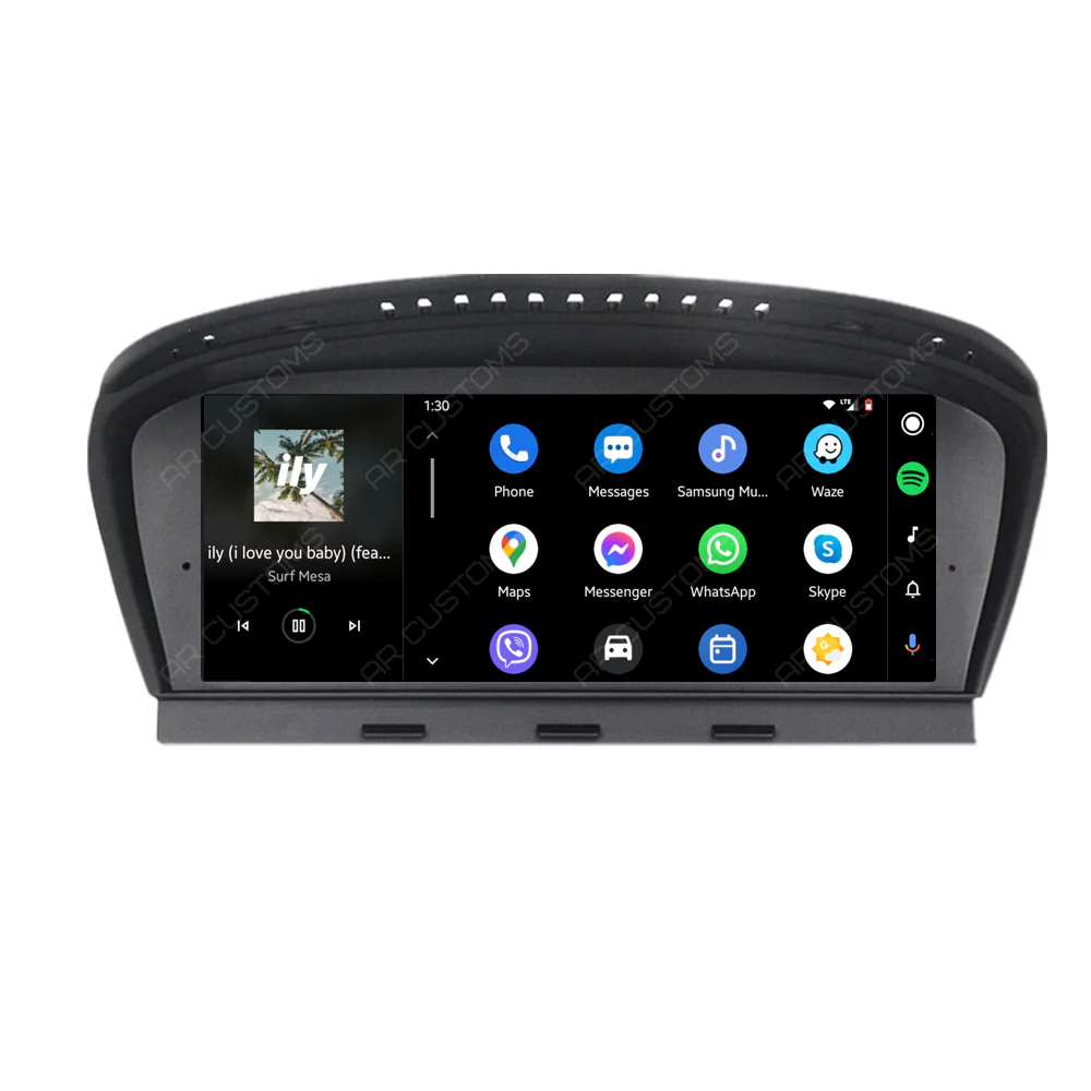 Head Unit Upgrade Installation — BMW 3 series/M3 E90/E91/E92/E93/ 2005-2012 – head unit installation view
