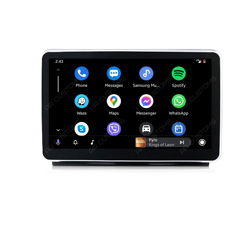 Head Unit Upgrade Installation — Mercedes GL CLASS X166 2013-2016 – head unit installation view