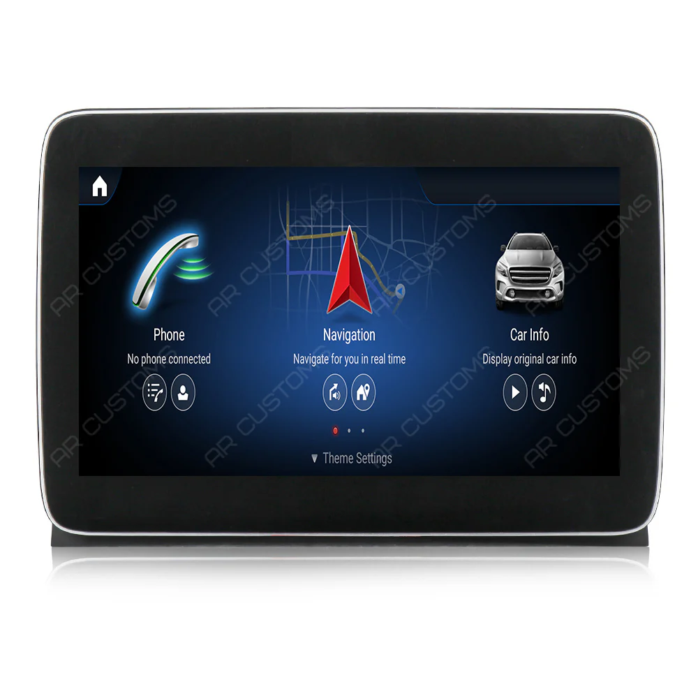 Head Unit Upgrade Installation — Mercedes GLE CLASS W166 2015-2018 – head unit installation view
