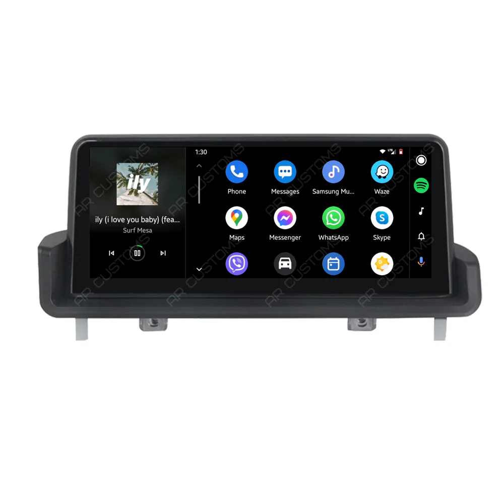 Head Unit Upgrade Installation — BMW 3 series/M3 E90/E91/E92/E93/ 2005-2012 – head unit installation view