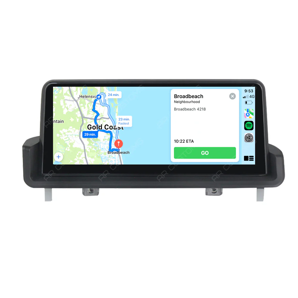 Head Unit Upgrade Installation — BMW 3 series/M3 E90/E91/E92/E93/ 2005-2012 – head unit installation view