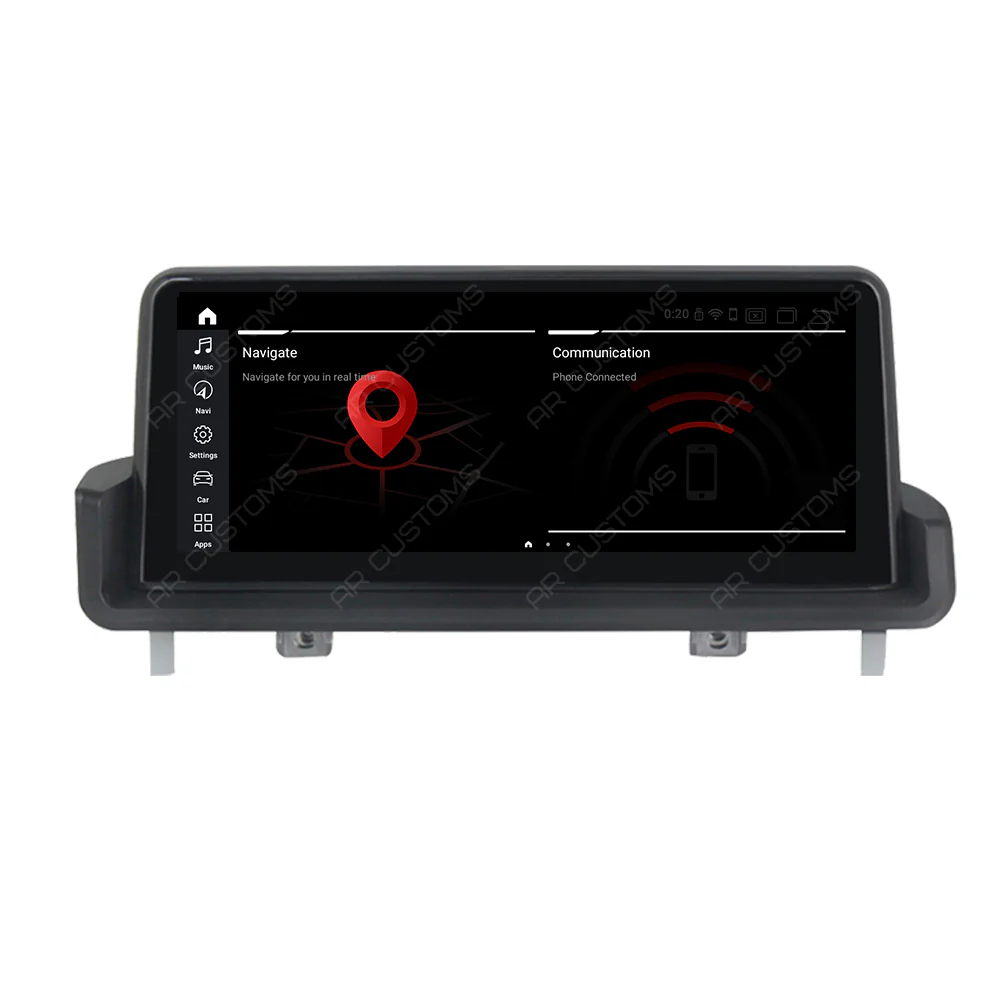 Head Unit Upgrade Installation — BMW 3 series/M3 E90/E91/E92/E93/ 2005-2012 – head unit installation view