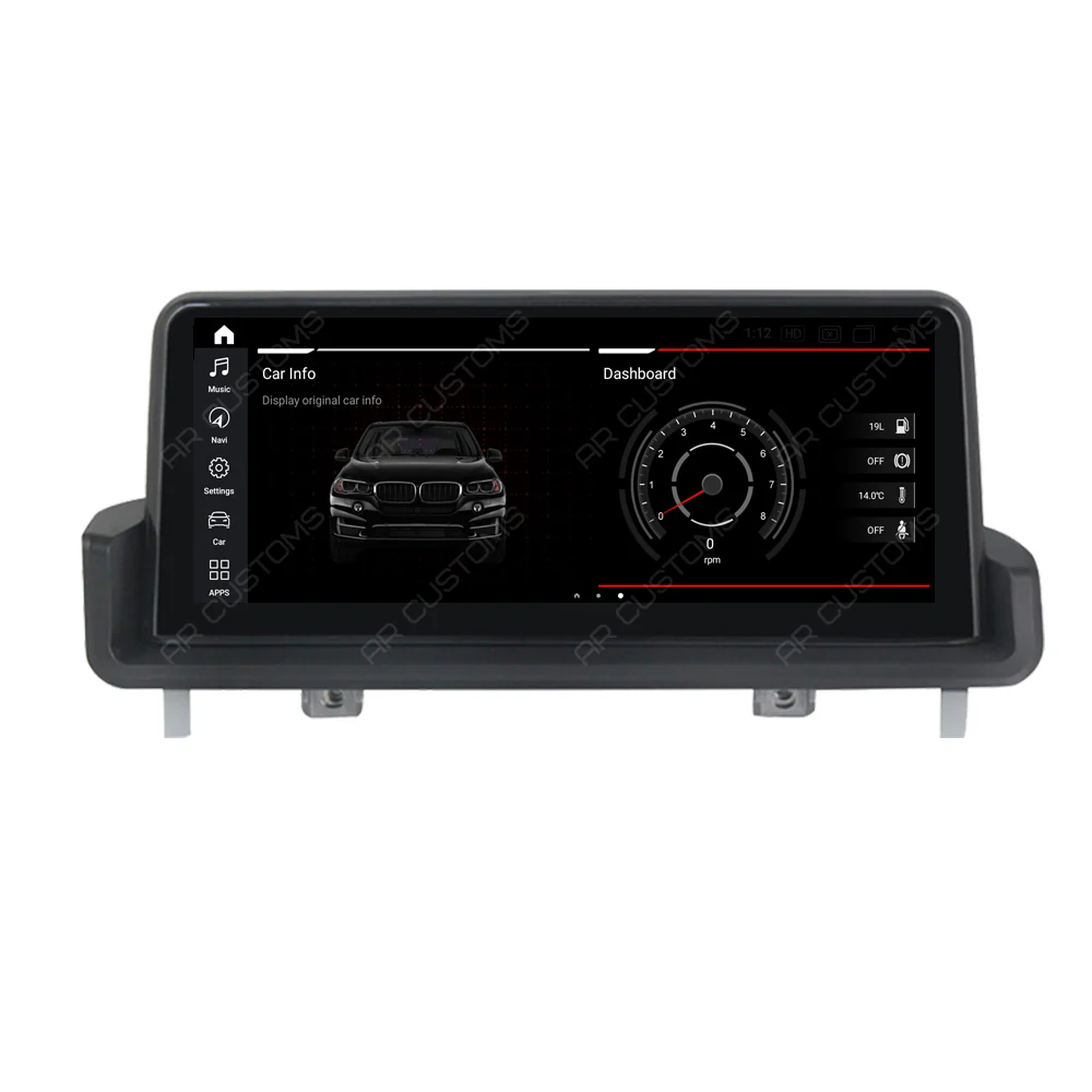 Head Unit Upgrade Installation — BMW 3 series/M3 E90/E91/E92/E93/ 2005-2012 – head unit installation view