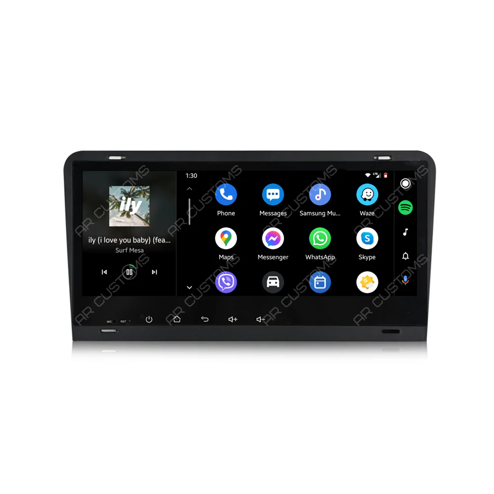 Head Unit Upgrade Installation — Audi A3 8P 2003-2013 – head unit installation view
