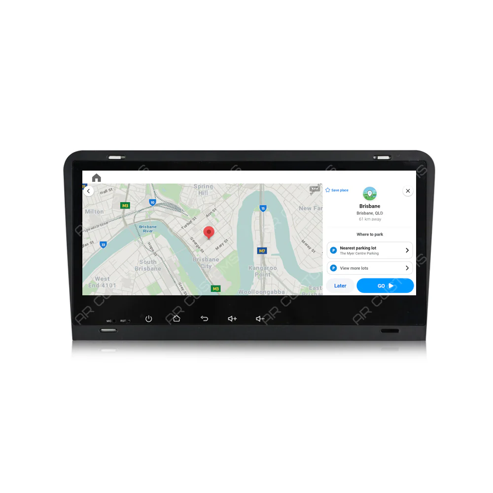 Head Unit Upgrade Installation — Audi A3 8P 2003-2013 – head unit installation view