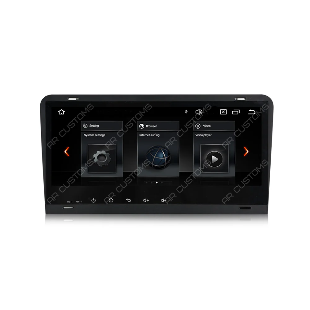 Head Unit Upgrade Installation — Audi A3 8P 2003-2013 – head unit installation view