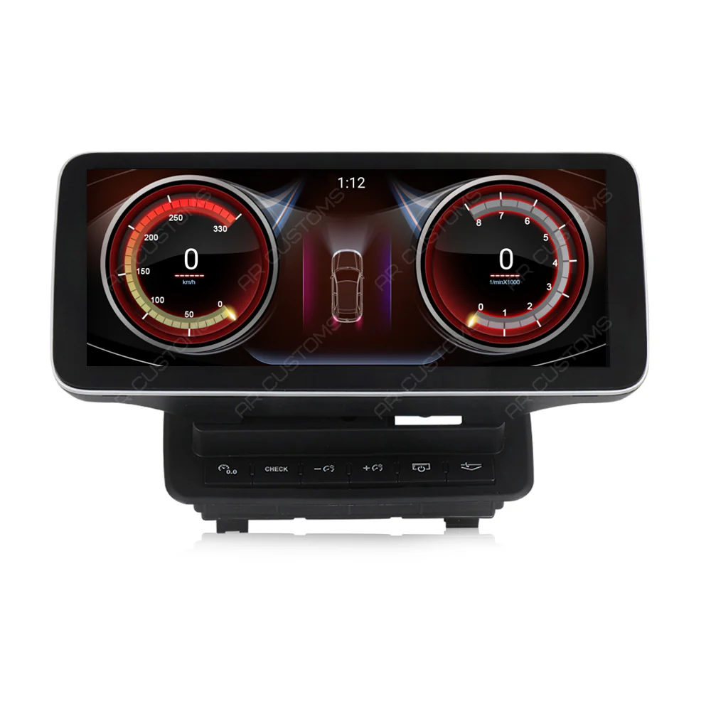 Head Unit Upgrade Installation — Audi Q7 4L 2010-2015 – head unit installation view