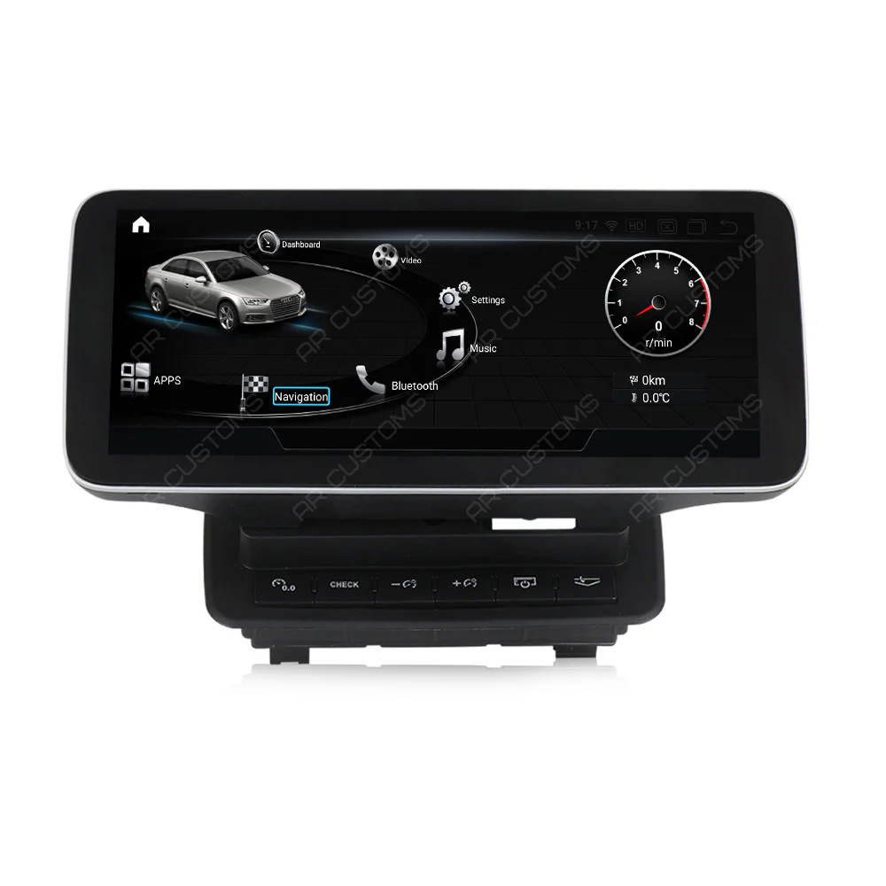 Head Unit Upgrade Installation — Audi Q7 4L 2010-2015 – head unit installation view