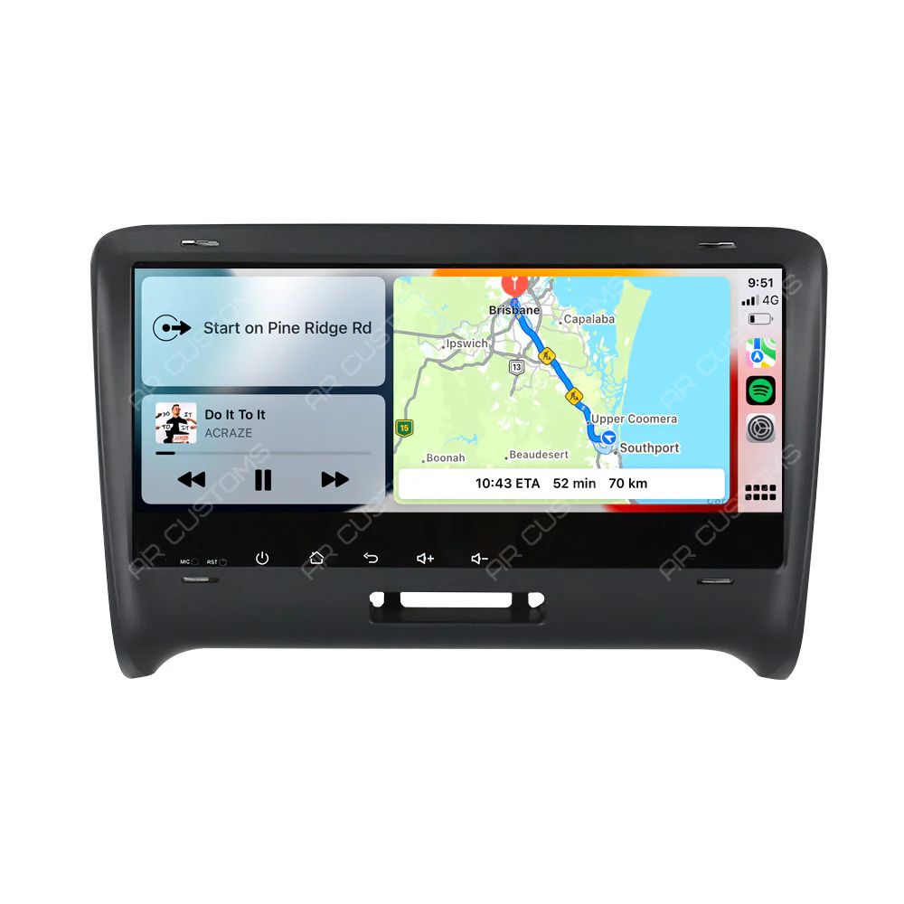 Head Unit Upgrade Installation — Audi TT/TTS/TTRS 8J 2006-2013 – head unit installation view
