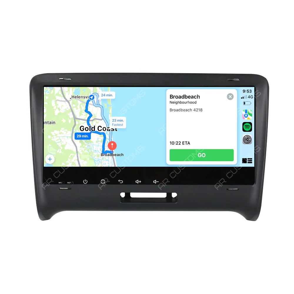 Head Unit Upgrade Installation — Audi TT/TTS/TTRS 8J 2006-2013 – head unit installation view