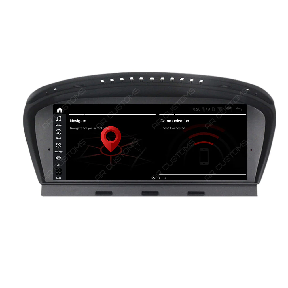 Head Unit Upgrade Installation — BMW 5 series/M5 E60/E61 2003-2010 – head unit installation view