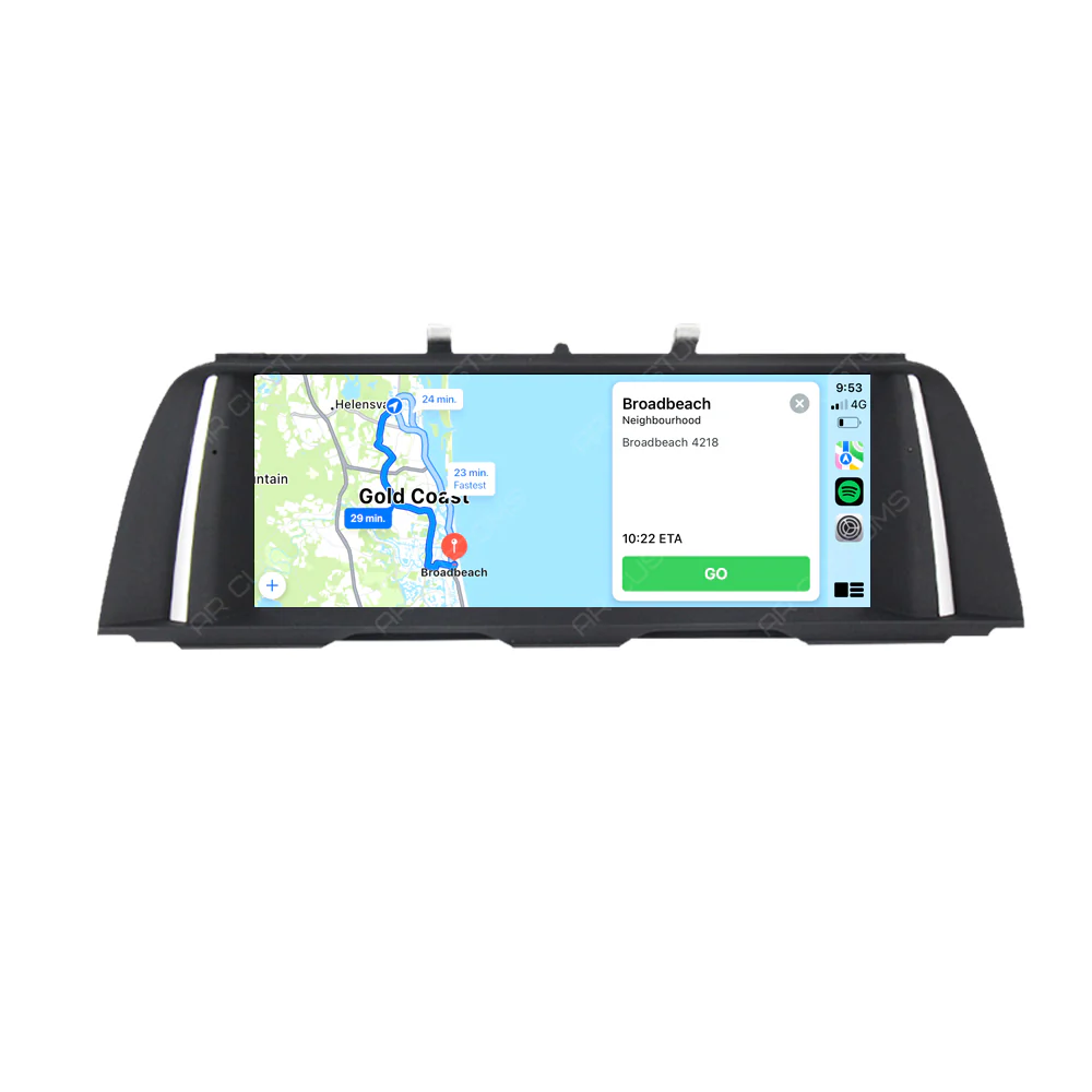 Head Unit Upgrade Installation — BMW 5 series/M5 F10/F11 2010-2017 – head unit installation view