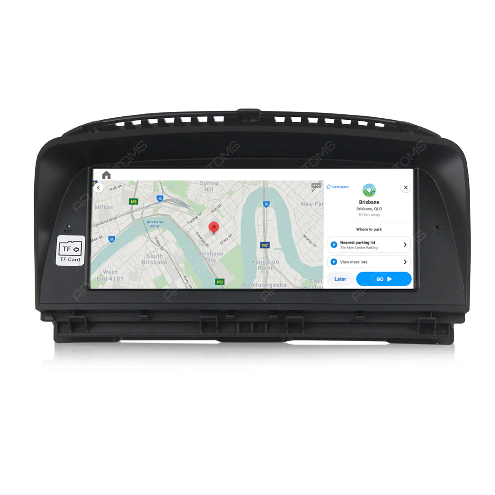 Head Unit Upgrade Installation — BMW 7 series E66 LCI MODEL 2006-2009 – head unit installation view