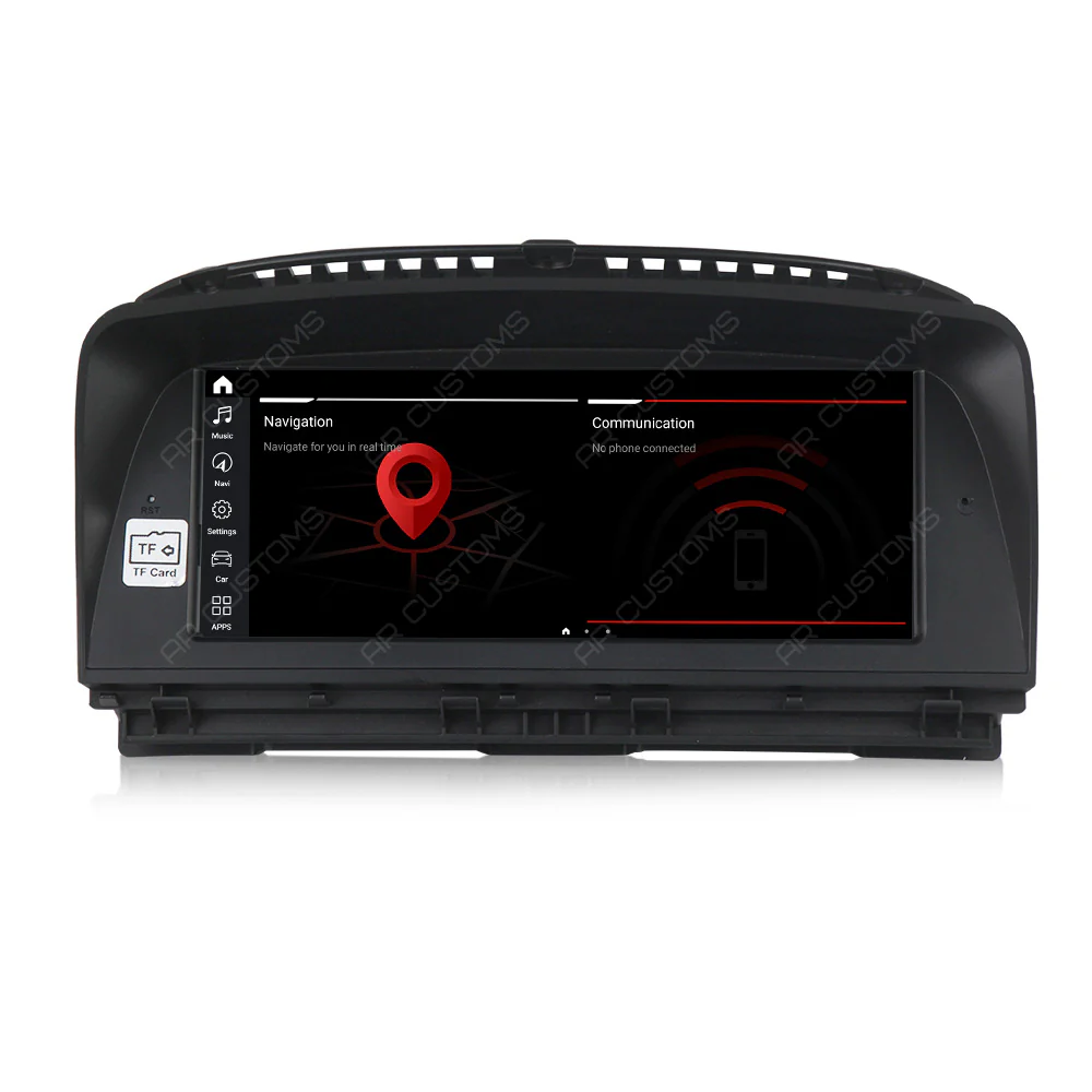 Head Unit Upgrade Installation — BMW 7 series E66 LCI MODEL 2006-2009 – head unit installation view