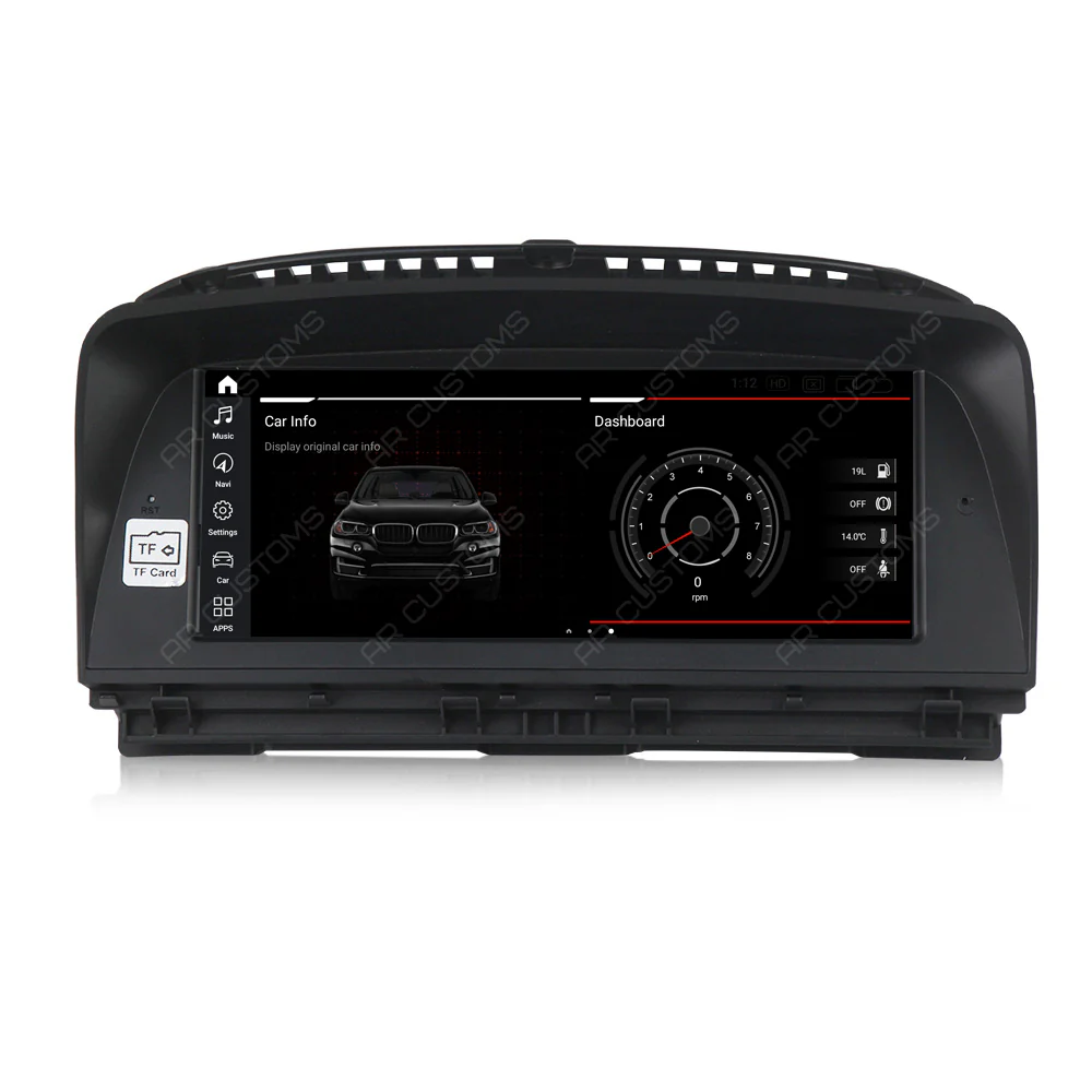 Head Unit Upgrade Installation — BMW 7 series E66 LCI MODEL 2006-2009 – head unit installation view