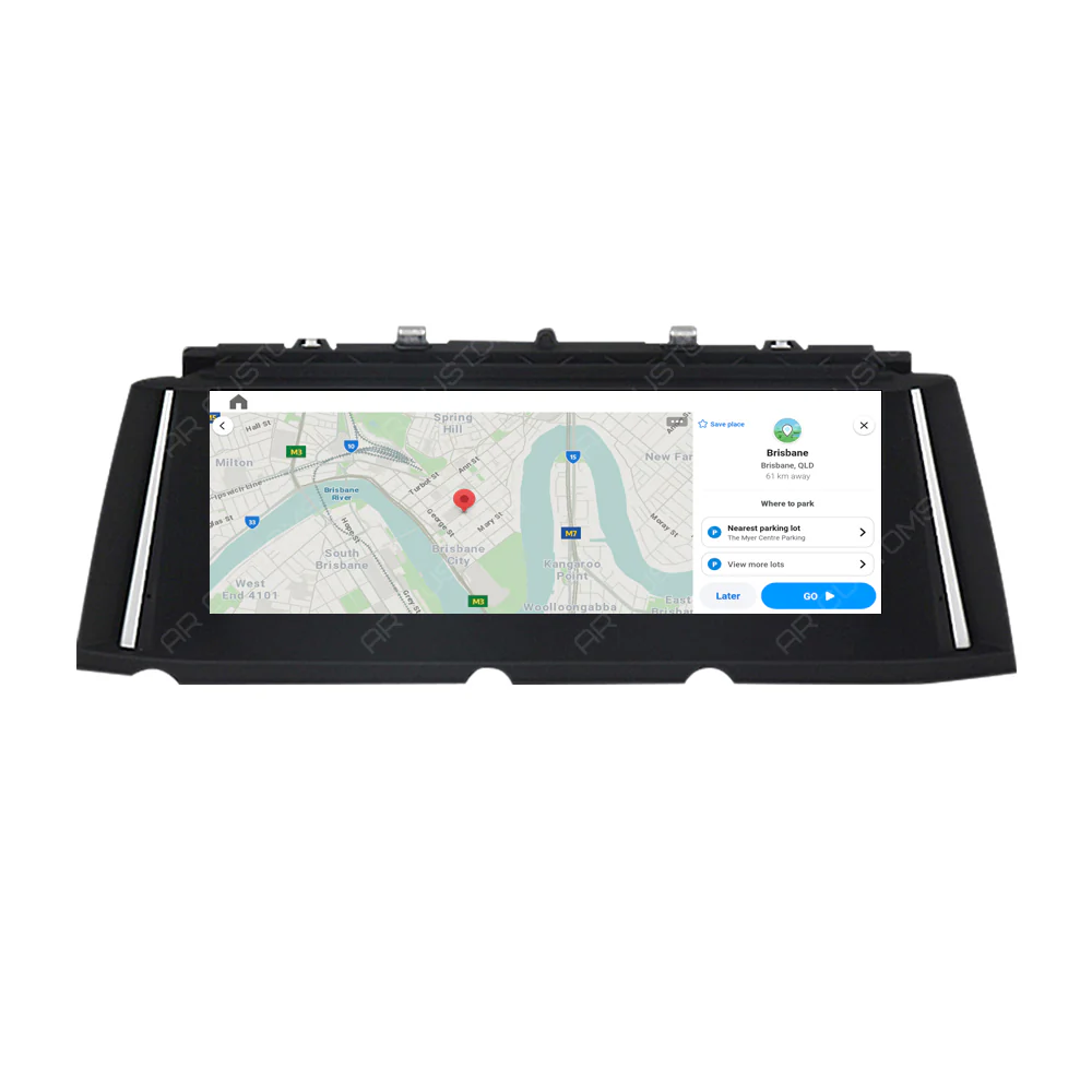 Head Unit Upgrade Installation — BMW 7 series F01/F02 2009-2015 – head unit installation view