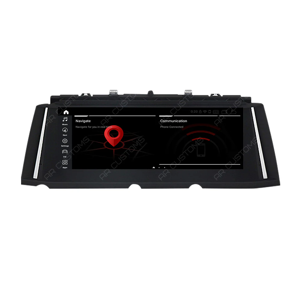 Head Unit Upgrade Installation — BMW 7 series F01/F02 2009-2015 – head unit installation view