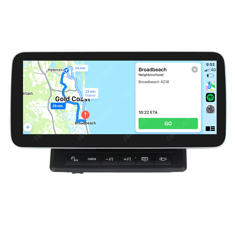 Head Unit Upgrade Installation — Audi A6 S6 RS6 C6 2004-2009 – head unit installation view