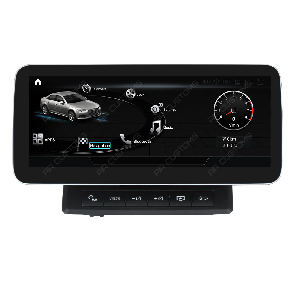 Head Unit Upgrade Installation — Audi A6 S6 RS6 C6 2004-2009 – head unit installation view