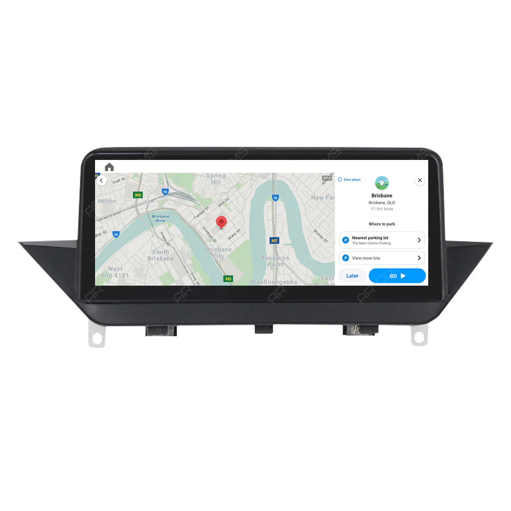 Head Unit Upgrade Installation — BMW X1 E84 2009-2015 – head unit installation view
