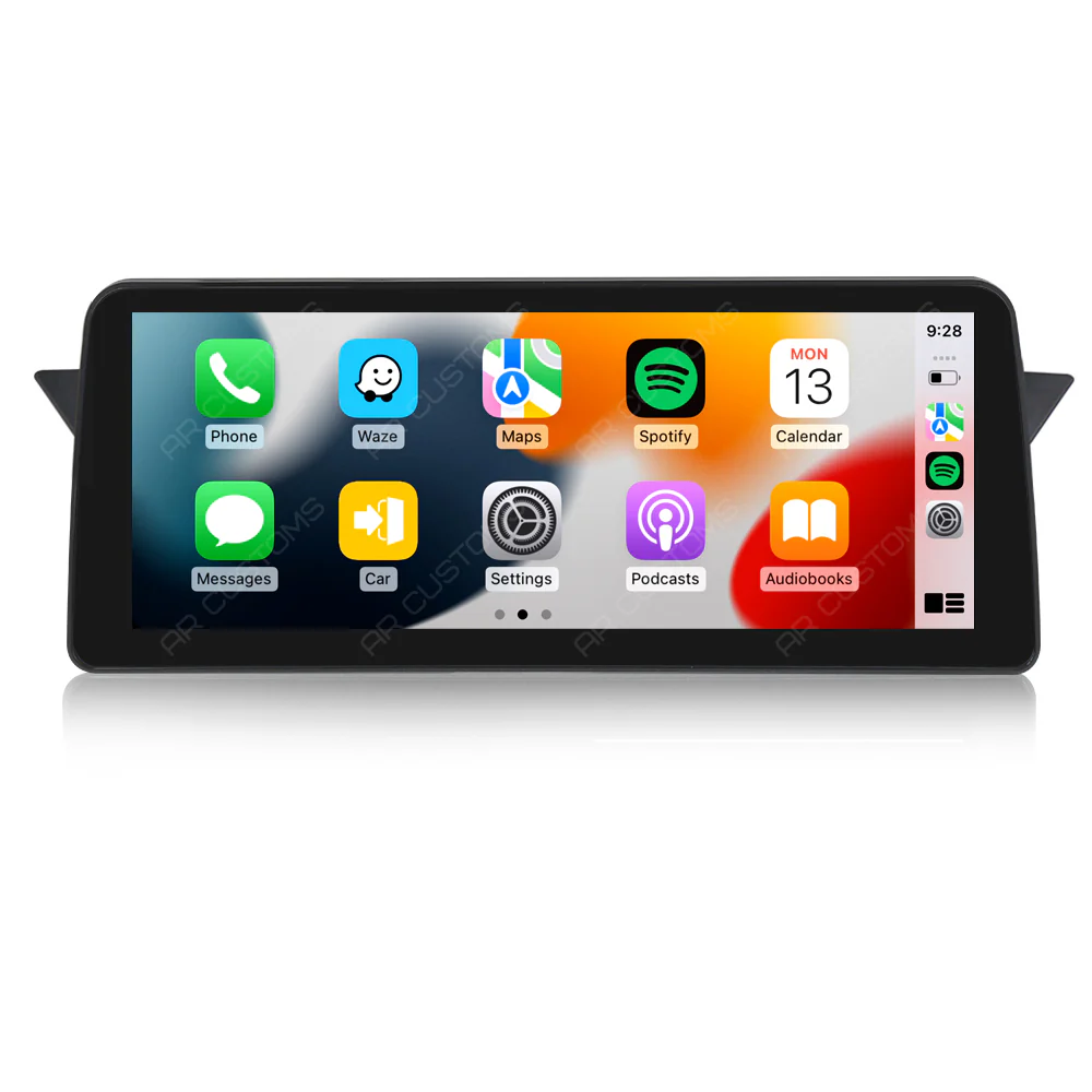 Head Unit Upgrade Installation — BMW X1 E84 2009-2015 – head unit installation view