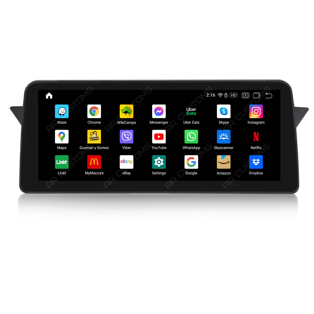 Head Unit Upgrade Installation — BMW X1 E84 2009-2015 – head unit installation view