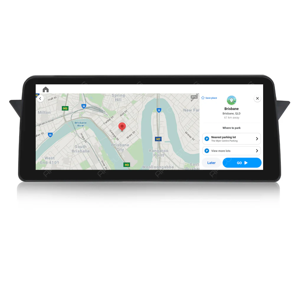Head Unit Upgrade Installation — BMW X1 E84 2009-2015 – head unit installation view