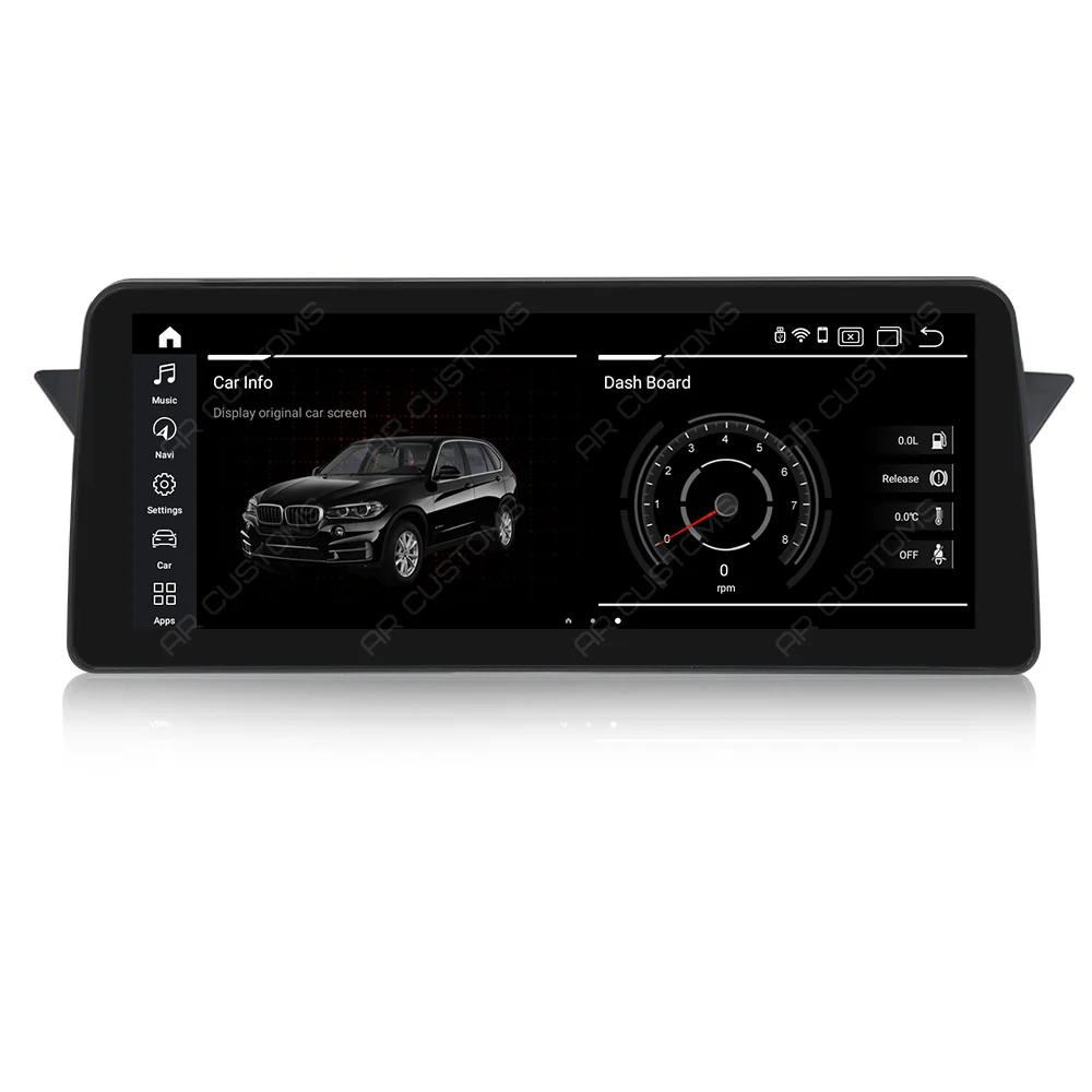 Head Unit Upgrade Installation — BMW X1 E84 2009-2015 – head unit installation view