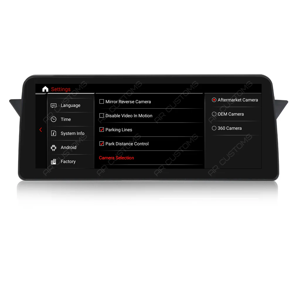 Head Unit Upgrade Installation — BMW X1 E84 2009-2015 – head unit installation view