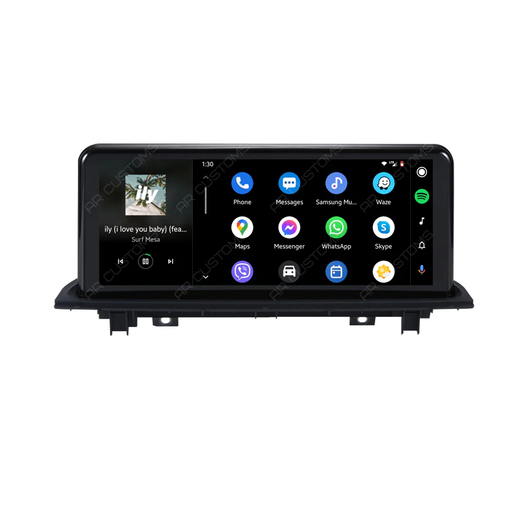 Head Unit Upgrade Installation — BMW X1 F48 2015-2022 – head unit installation view