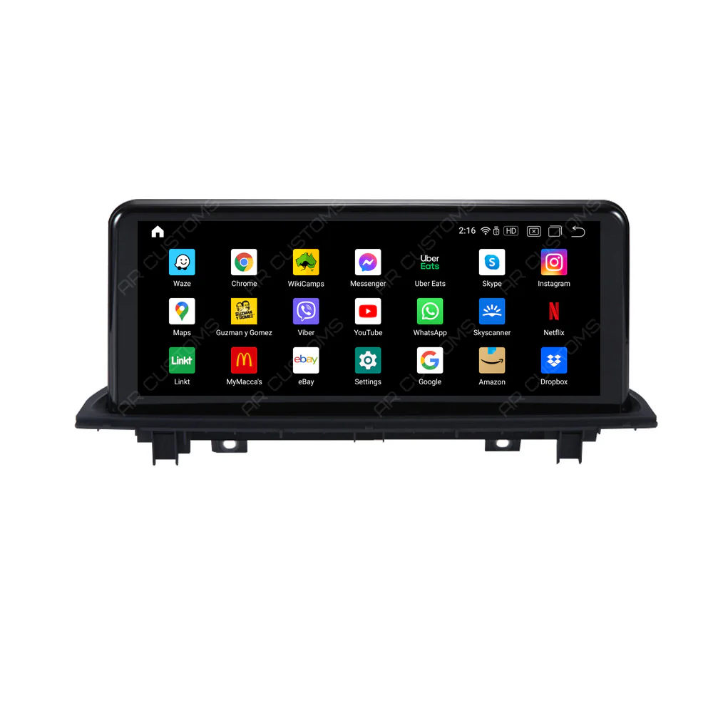 Head Unit Upgrade Installation — BMW X1 F48 2015-2022 – head unit installation view