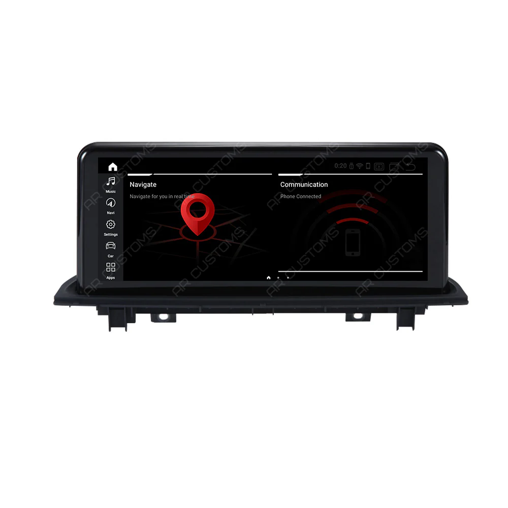 Head Unit Upgrade Installation — BMW X1 F48 2015-2022 – head unit installation view