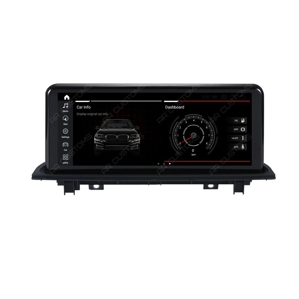 Head Unit Upgrade Installation — BMW X1 F48 2015-2022 – head unit installation view