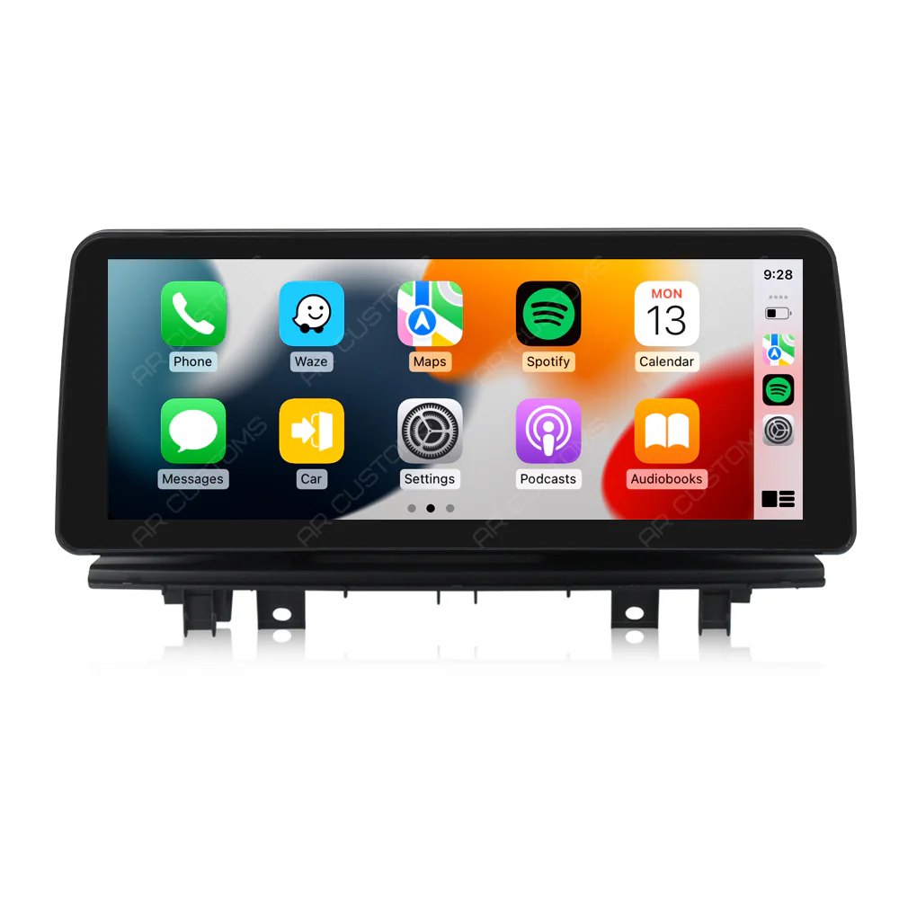 Head Unit Upgrade Installation — BMW X1 F48 2015-2022 – head unit installation view
