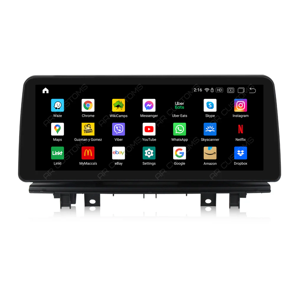 Head Unit Upgrade Installation — BMW X1 F48 2015-2022 – head unit installation view