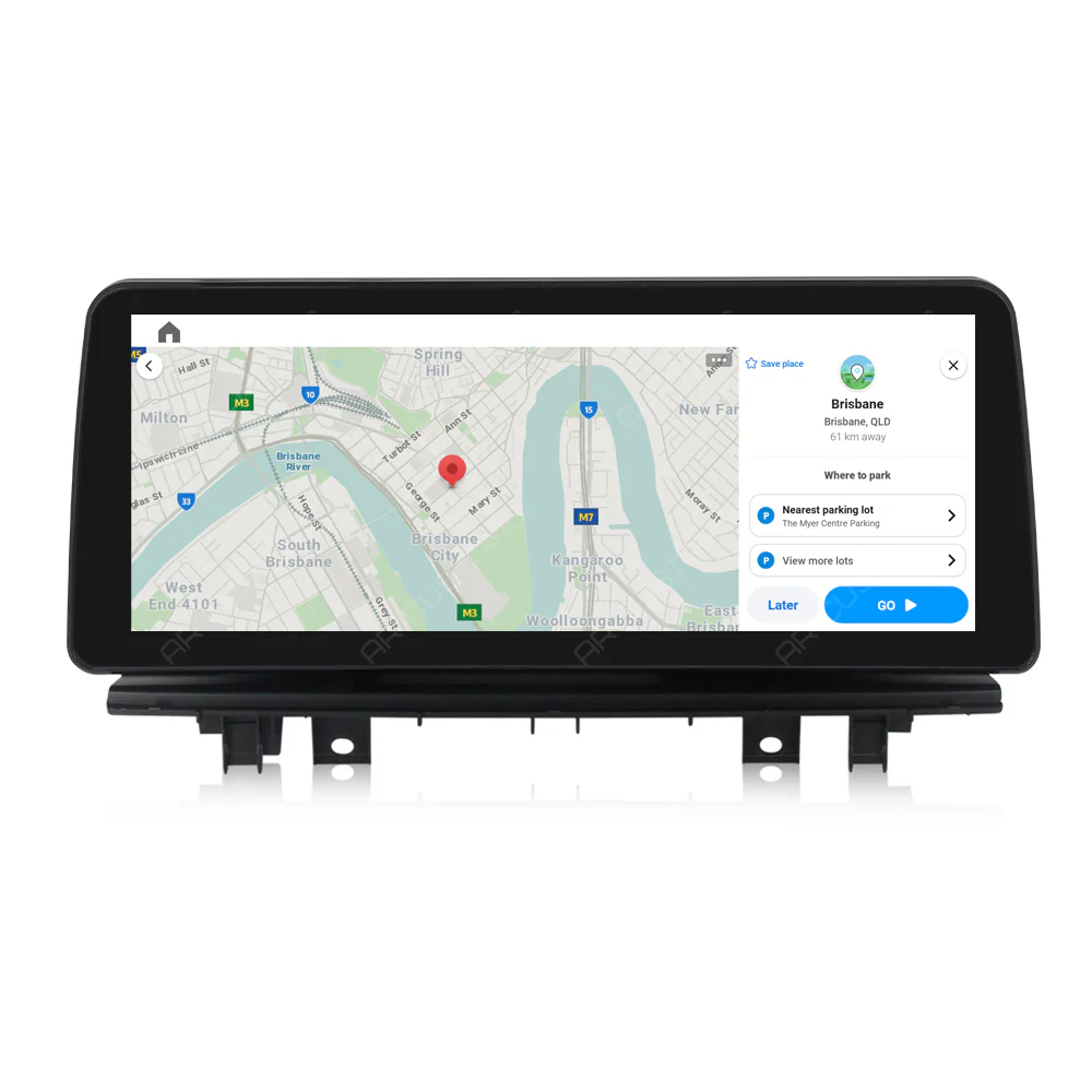 Head Unit Upgrade Installation — BMW X1 F48 2015-2022 – head unit installation view