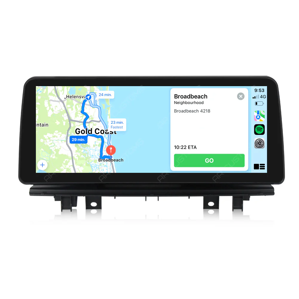 Head Unit Upgrade Installation — BMW X1 F48 2015-2022 – head unit installation view