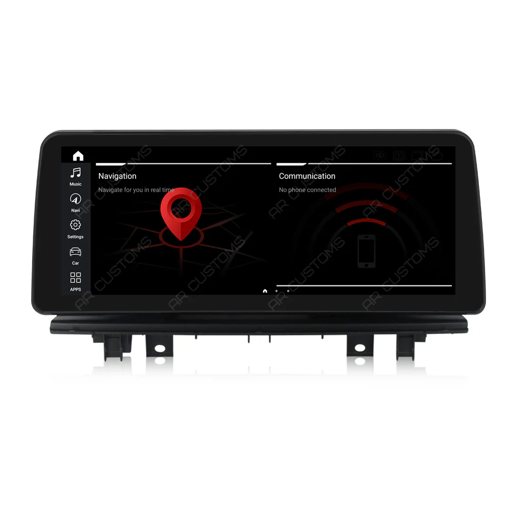 Head Unit Upgrade Installation — BMW X1 F48 2015-2022 – head unit installation view