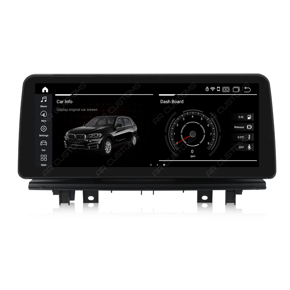 Head Unit Upgrade Installation — BMW X1 F48 2015-2022 – head unit installation view