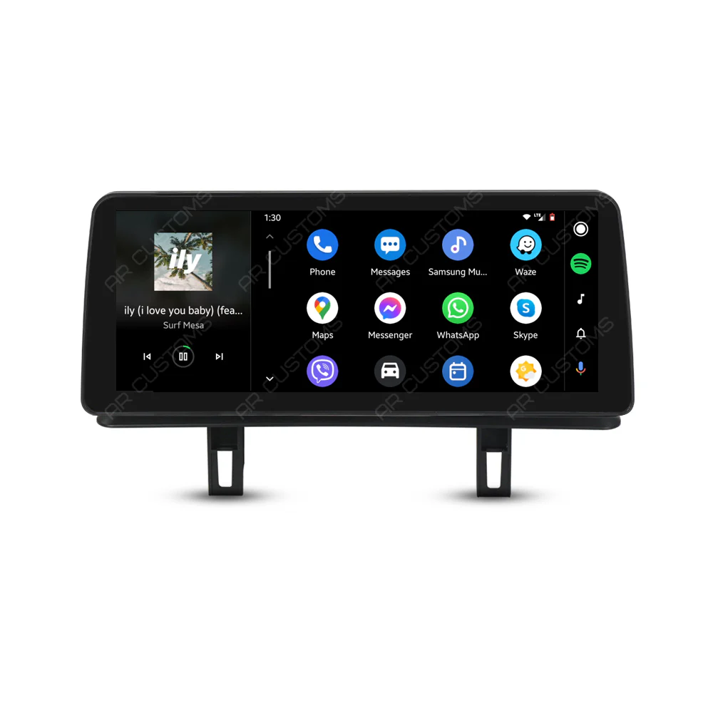 Head Unit Upgrade Installation — BMW 1 series E81/E82/E87/E88 2004- 2012 – head unit installation view