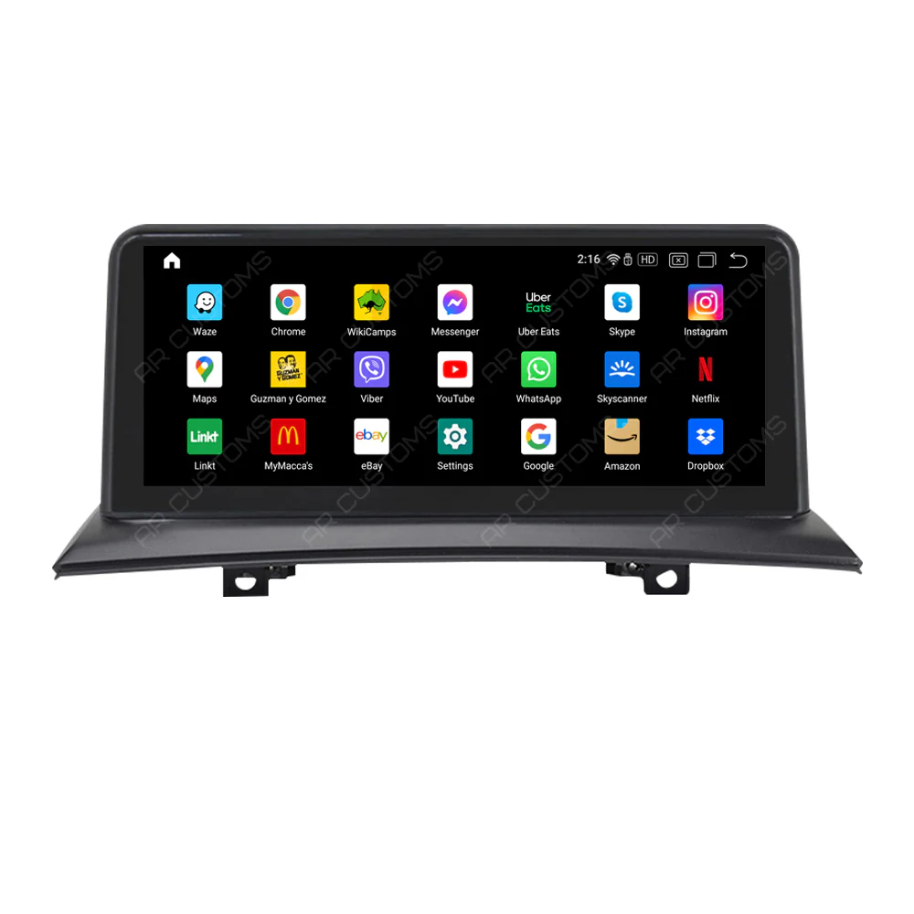 Head Unit Upgrade Installation — BMW X3 E83 2003-2010 – head unit installation view