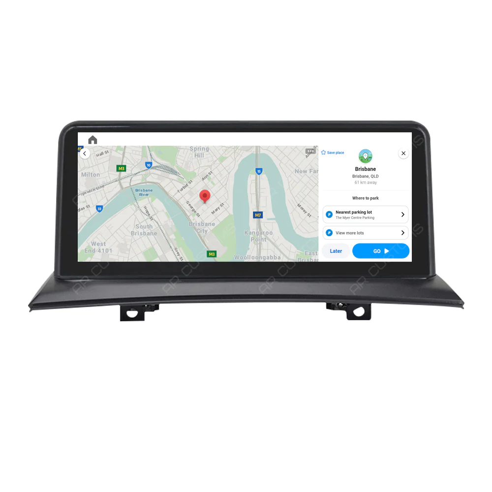 Head Unit Upgrade Installation — BMW X3 E83 2003-2010 – head unit installation view