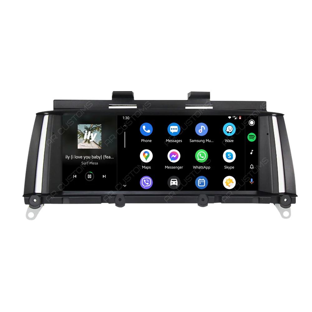 Head Unit Upgrade Installation — BMW X4 F26 2014-2018 – head unit installation view