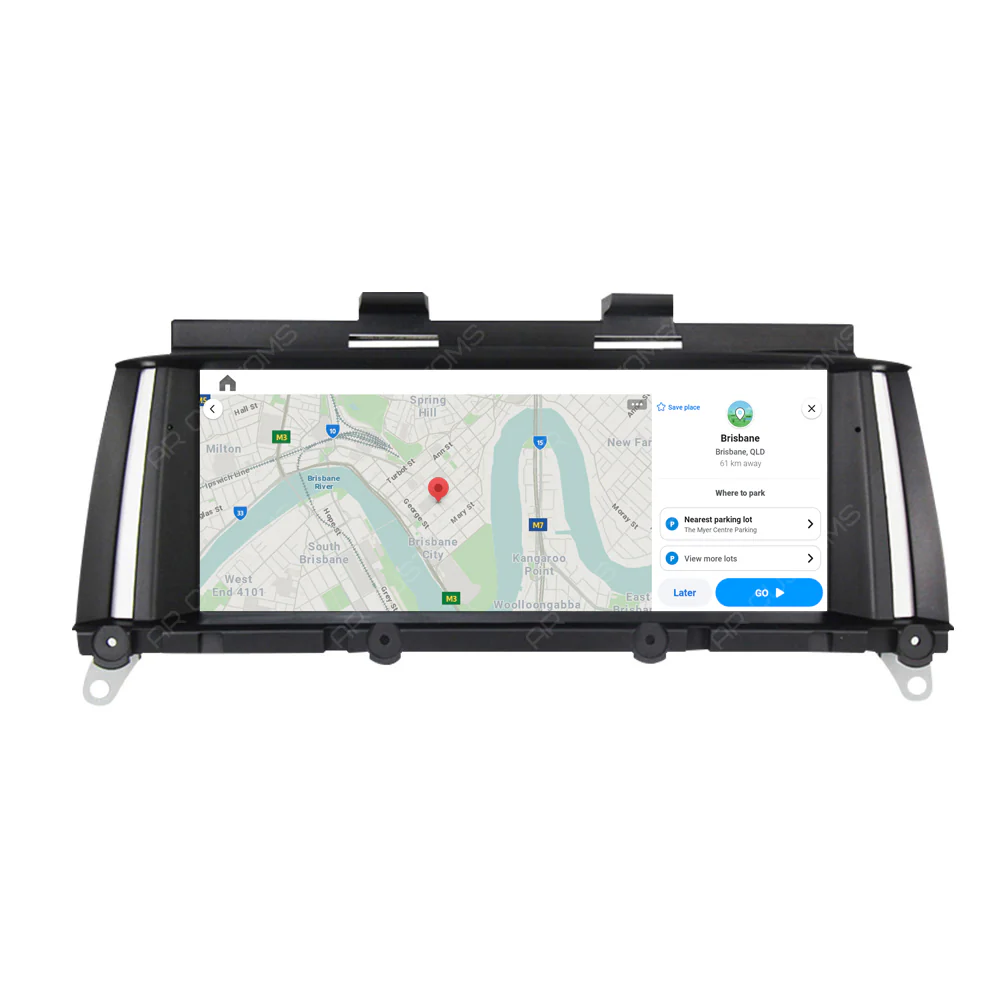 Head Unit Upgrade Installation — BMW X4 F26 2014-2018 – head unit installation view