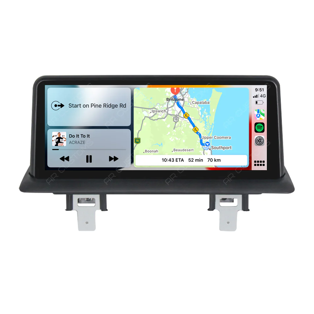 Head Unit Upgrade Installation — BMW 1 series E81/E82/E87/E88 2004- 2012 – head unit installation view
