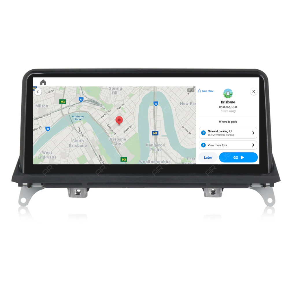 Head Unit Upgrade Installation — BMW X5/X5M E70 2006-2013 – head unit installation view